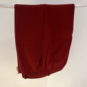 Ann Taylor Red Capris (Burgundy)